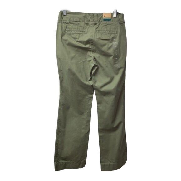GAP Favorite Chino Pants Green NEW Women Size 1R Minimalist Low Rise Workingcore - Picture 2 of 7